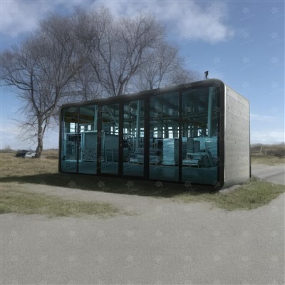 20ft prefab kabina jabuka s sastavljenim kupaonicama